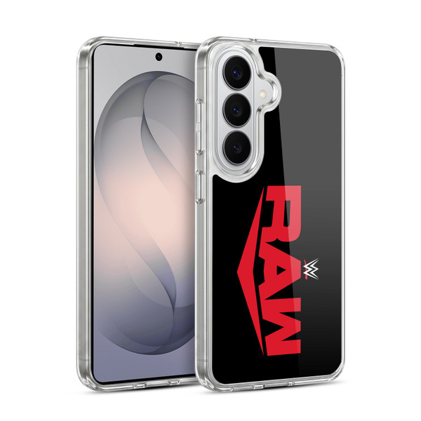 WWE TV Program Logo Raw Soft Gel Case for Samsung Galaxy S26
