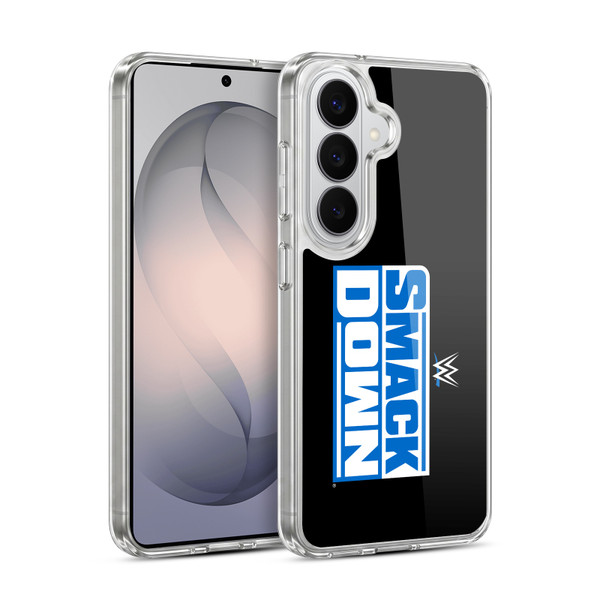WWE TV Program Logo Smack Down Soft Gel Case for Samsung Galaxy S26 Plus
