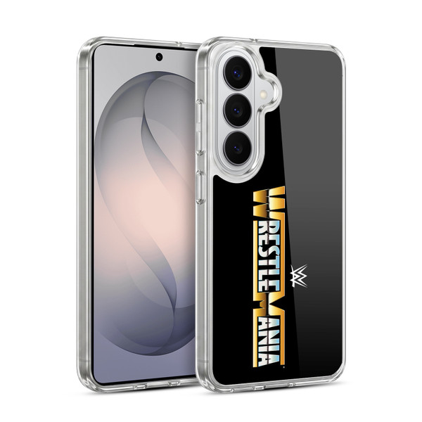 WWE TV Program Logo Wrestlemania Soft Gel Case for Samsung Galaxy S26 Plus