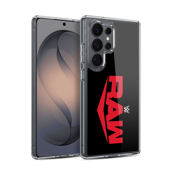 WWE TV Program Logo Raw Soft Gel Case for Samsung Galaxy S26 Ultra
