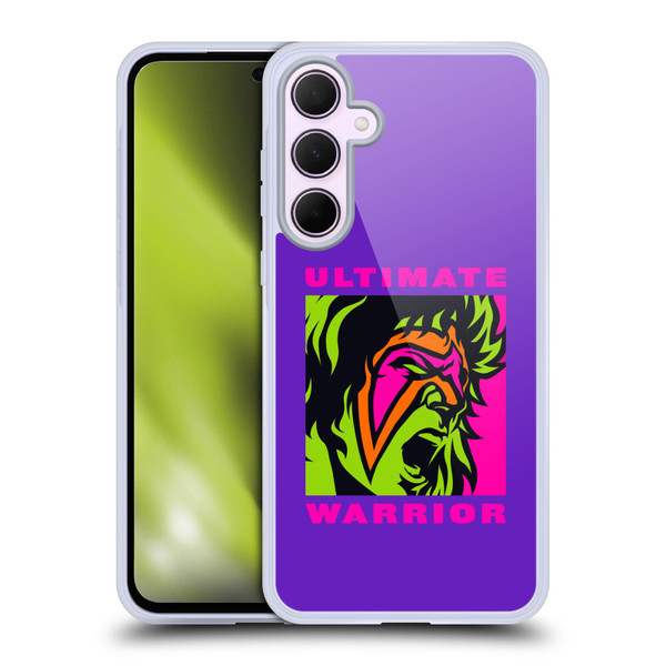 WWE The Ultimate Warrior Illustrated Soft Gel Case for Samsung Galaxy A35 5G