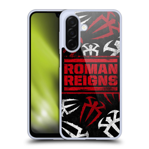 WWE Roman Reigns Logo Pattern Soft Gel Case for Samsung Galaxy A26 5G