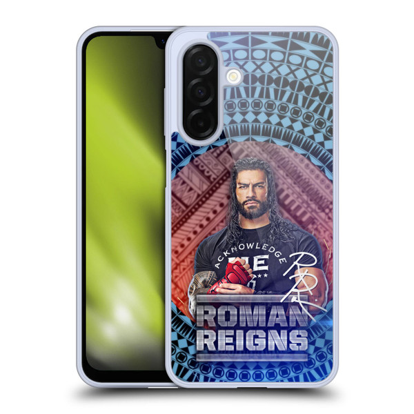 WWE Roman Reigns Tribal Pattern Soft Gel Case for Samsung Galaxy A26 5G