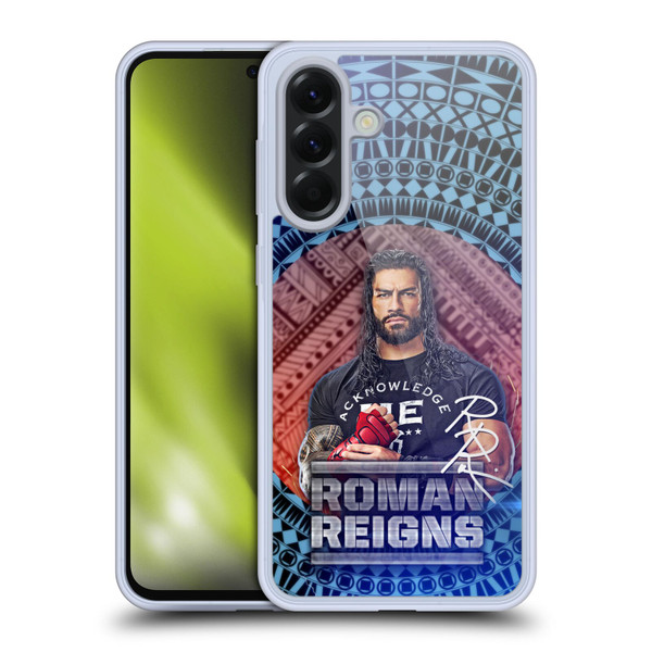 WWE Roman Reigns Tribal Pattern Soft Gel Case for Samsung Galaxy A56 5G