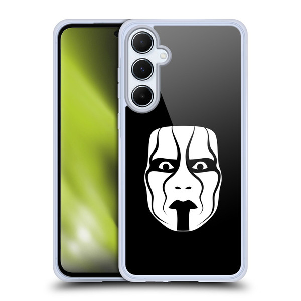 WWE Sting Face Soft Gel Case for Samsung Galaxy A55 5G