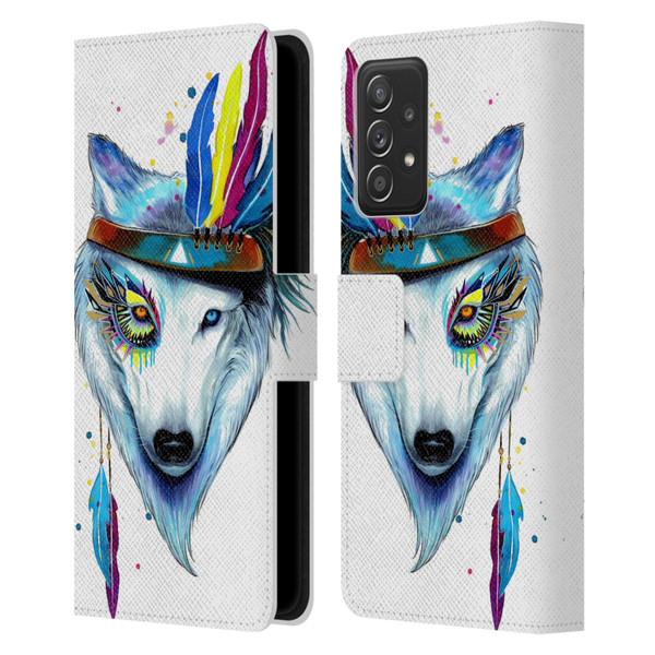 Pixie Cold Animals Warrior Leather Book Wallet Case Cover For Samsung Galaxy A53 5G (2022)