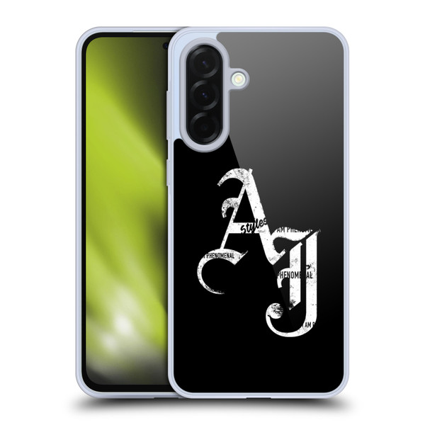 WWE Aj Styles Grunge Initials Soft Gel Case for Samsung Galaxy A36 5G