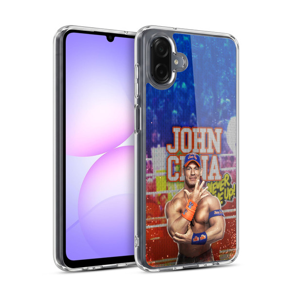 WWE 2017 John Cena LED Image Soft Gel Case for Samsung Galaxy A07 4G