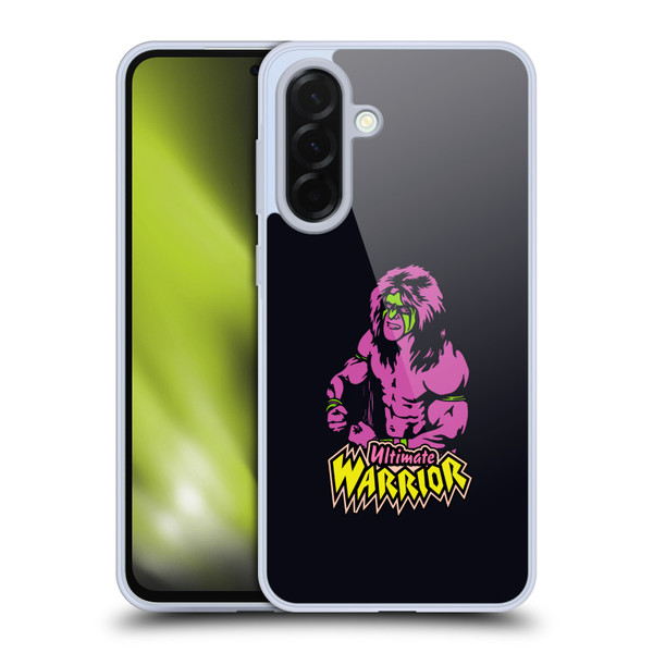 WWE Ultimate Warrior Half Body Illustrated Soft Gel Case for Samsung Galaxy A36 5G