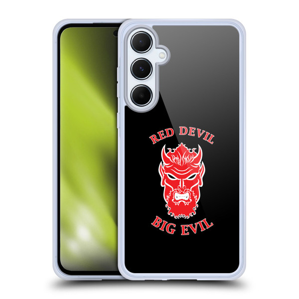 WWE Superstars 8 Undertaker Red Devil Big Evil Soft Gel Case for Samsung Galaxy A55 5G