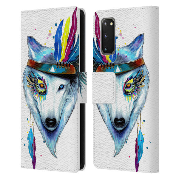 Pixie Cold Animals Warrior Leather Book Wallet Case Cover For Samsung Galaxy S20 / S20 5G