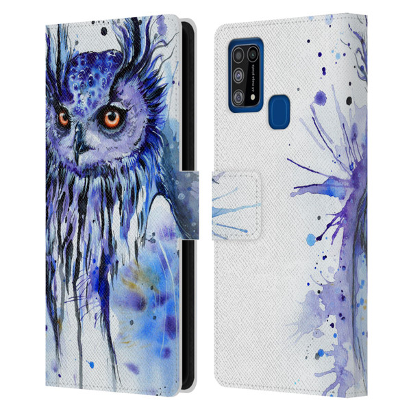 Pixie Cold Animals Secrets Leather Book Wallet Case Cover For Samsung Galaxy M31 (2020)