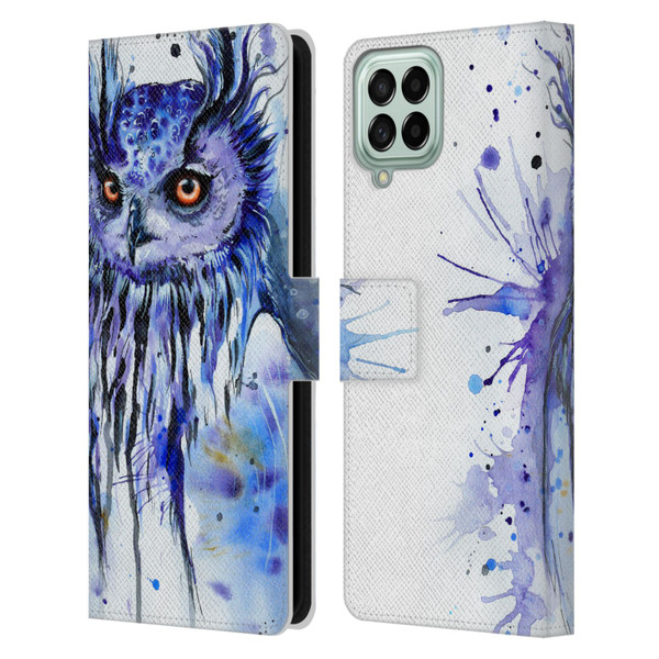 Pixie Cold Animals Secrets Leather Book Wallet Case Cover For Samsung Galaxy M53 (2022)