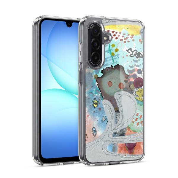 Wyanne Cat Abstract Kitty Soft Gel Case for Samsung Galaxy A17 4G / 5G