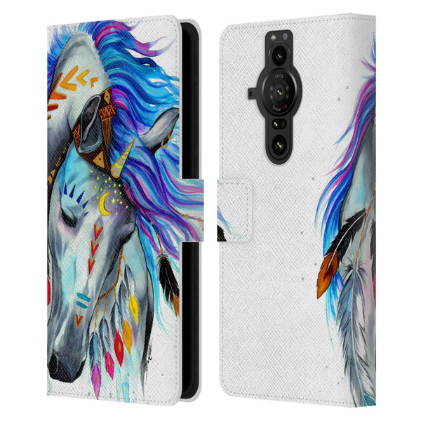 Pixie Cold Animals Spirit Leather Book Wallet Case Cover For Sony Xperia Pro-I