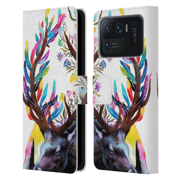 Pixie Cold Animals Memories Leather Book Wallet Case Cover For Xiaomi Mi 11 Ultra