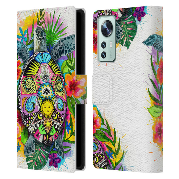 Pixie Cold Animals Turtle Life Leather Book Wallet Case Cover For Xiaomi 12