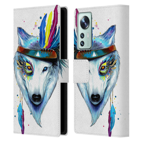 Pixie Cold Animals Warrior Leather Book Wallet Case Cover For Xiaomi 12