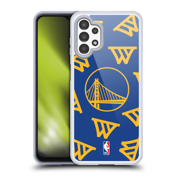 NBA Golden State Warriors Patterns Soft Gel Case for Samsung Galaxy A13 (2022)