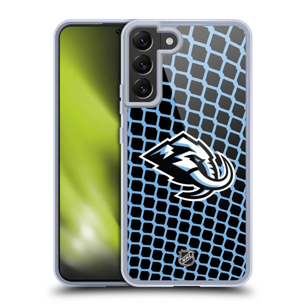 NHL Utah Mammoth Net Pattern Soft Gel Case for Samsung Galaxy S22+ 5G & MagSafe
