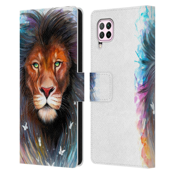 Pixie Cold Cats Sacred King Leather Book Wallet Case Cover For Huawei Nova 6 SE / P40 Lite