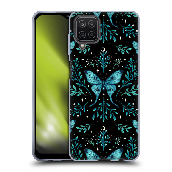 Episodic Drawing Art Butterfly Pattern Soft Gel Case for Samsung Galaxy A12 (2020)