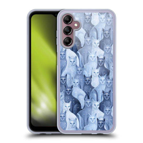 Episodic Drawing Pattern Cats Soft Gel Case for Samsung Galaxy A14 5G