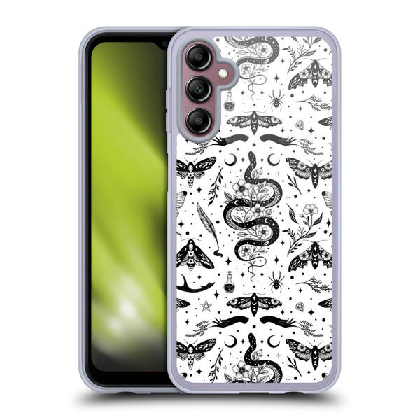 Episodic Drawing Pattern Flash Tattoo Soft Gel Case for Samsung Galaxy A14 5G