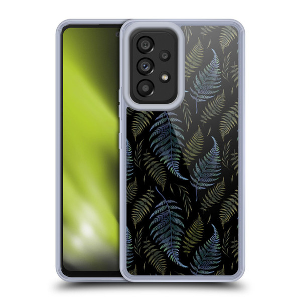 Episodic Drawing Pattern Leaves Soft Gel Case for Samsung Galaxy A53 5G (2022)