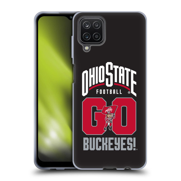 Ohio State University Football Graphics Go Buckeyes Soft Gel Case for Samsung Galaxy A12 (2020)