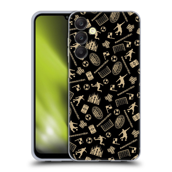 AC Milan Children Pattern Soft Gel Case for Samsung Galaxy A25 5G