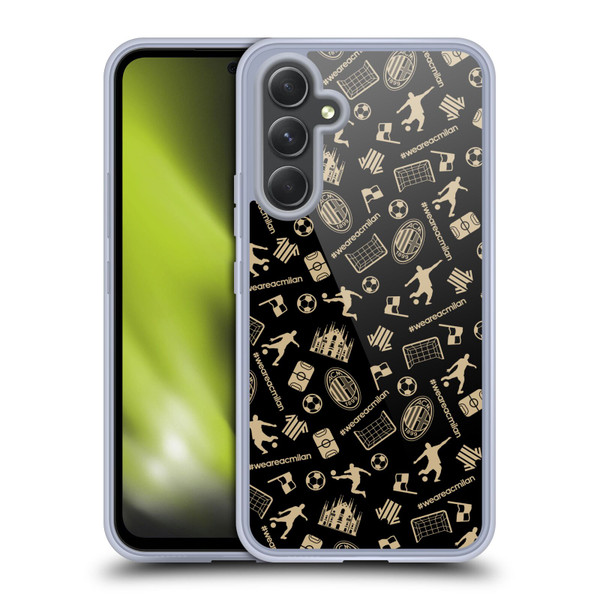 AC Milan Children Pattern Soft Gel Case for Samsung Galaxy A54 5G