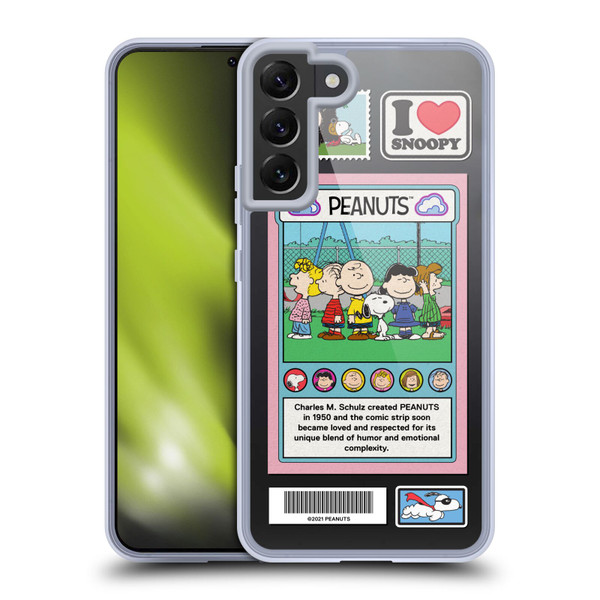 Peanuts Trends Cast Card Soft Gel Case for Samsung Galaxy S22+ 5G & MagSafe