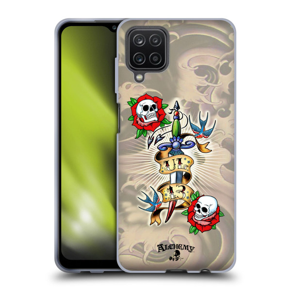 Alchemy Gothic Illustration 13 Dagger Soft Gel Case for Samsung Galaxy A12 (2020)