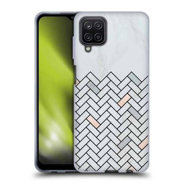Alyn Spiller Marble Tile Soft Gel Case for Samsung Galaxy A12 (2020)