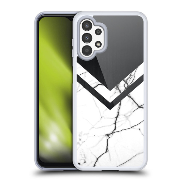 Alyn Spiller Marble Half Cut Soft Gel Case for Samsung Galaxy A13 (2022)