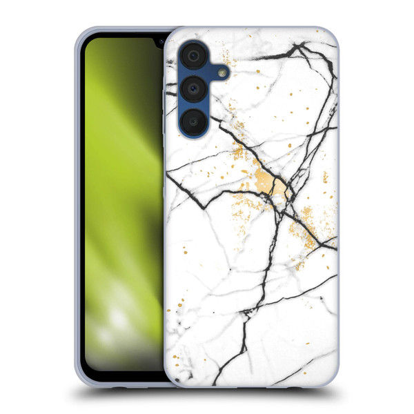 Alyn Spiller Marble Plain Soft Gel Case for Samsung Galaxy A15 & MagSafe