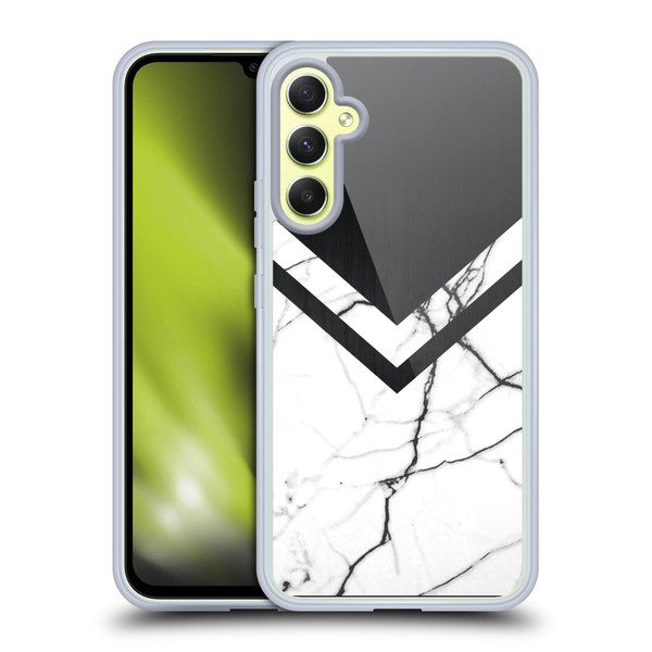 Alyn Spiller Marble Half Cut Soft Gel Case for Samsung Galaxy A34 5G