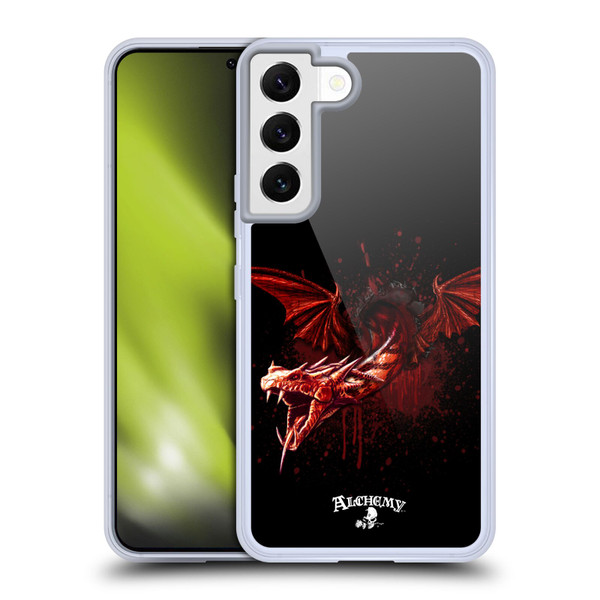 Alchemy Gothic Dragon Devils Travails Soft Gel Case for Samsung Galaxy S22 5G & MagSafe
