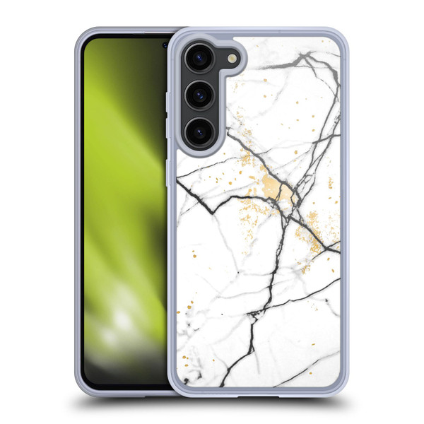 Alyn Spiller Marble Plain Soft Gel Case for Samsung Galaxy S23+ 5G & MagSafe