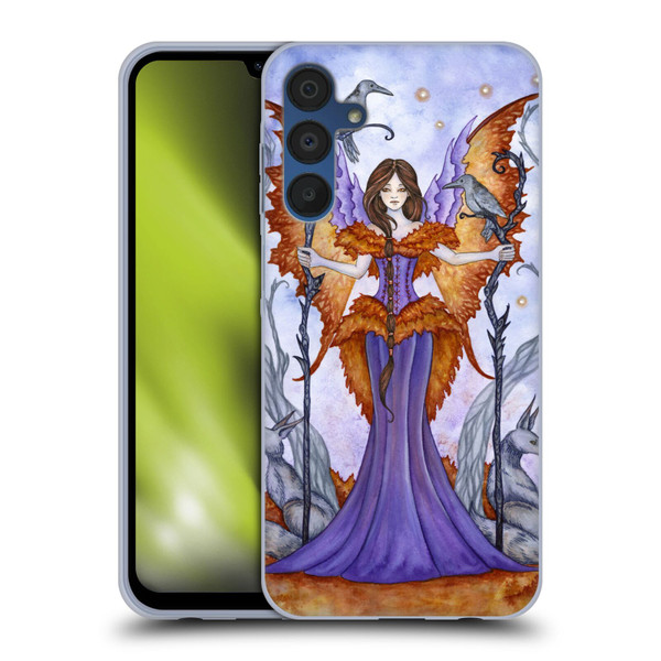 Amy Brown Elemental Series Raven Pixie Soft Gel Case for Samsung Galaxy A15 & MagSafe