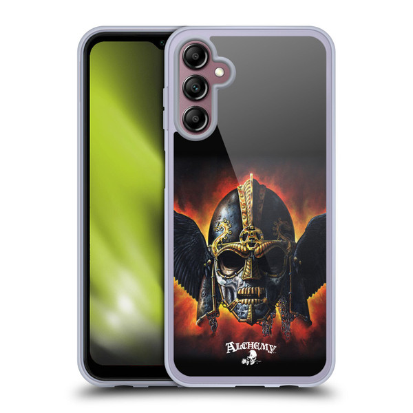 Alchemy Gothic Wing Ossa Raven Head Soft Gel Case for Samsung Galaxy A14 5G
