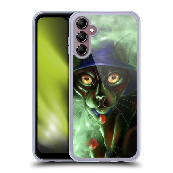 Ash Evans Black Cats Conjuring Magic Soft Gel Case for Samsung Galaxy A14 5G