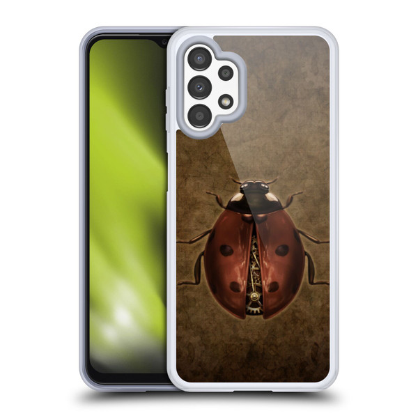 Brigid Ashwood Winged Things Steampunk Ladybug Soft Gel Case for Samsung Galaxy A13 (2022)