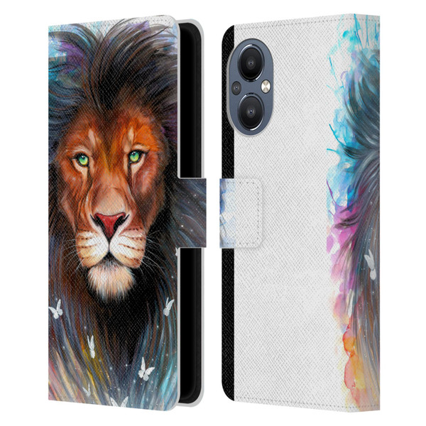 Pixie Cold Cats Sacred King Leather Book Wallet Case Cover For OnePlus Nord N20 5G