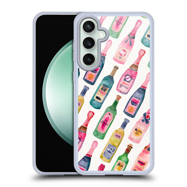 Cat Coquillette Patterns 6 Champagne Pattern Soft Gel Case for Samsung Galaxy S23 FE 5G & MagSafe