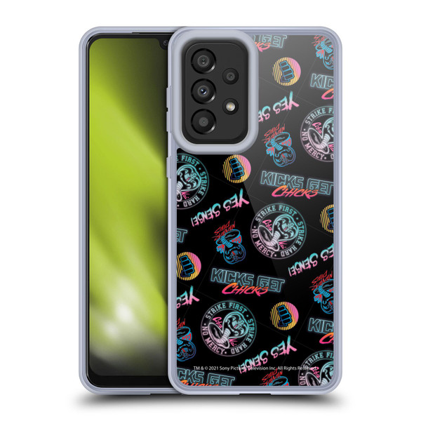Cobra Kai Key Art Strike Hard Logo Pattern Soft Gel Case for Samsung Galaxy A33 5G (2022)