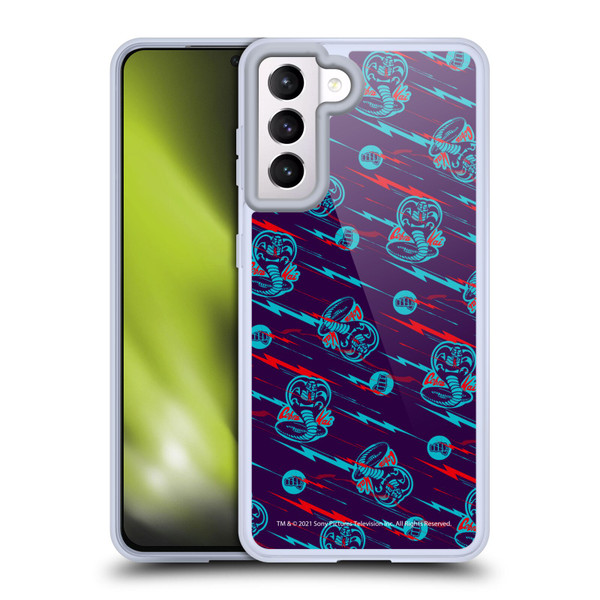 Cobra Kai Key Art Logo Pattern Soft Gel Case for Samsung Galaxy S21 5G & MagSafe
