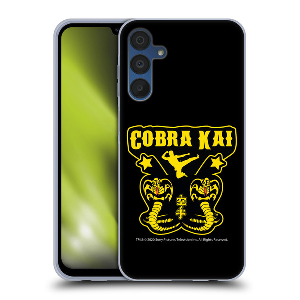 Cobra Kai Composed Art Logo Soft Gel Case for Samsung Galaxy A15 & MagSafe