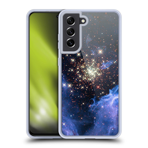 Cosmo18 Space Star Cluster Soft Gel Case for Samsung Galaxy S21 FE 5G & MagSafe
